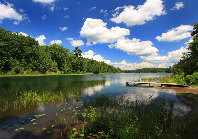 Summer Afternoon Reflections at Nebish Lake (2)-L Summer Afternoon Reflections at Nebish Lake (2)-L